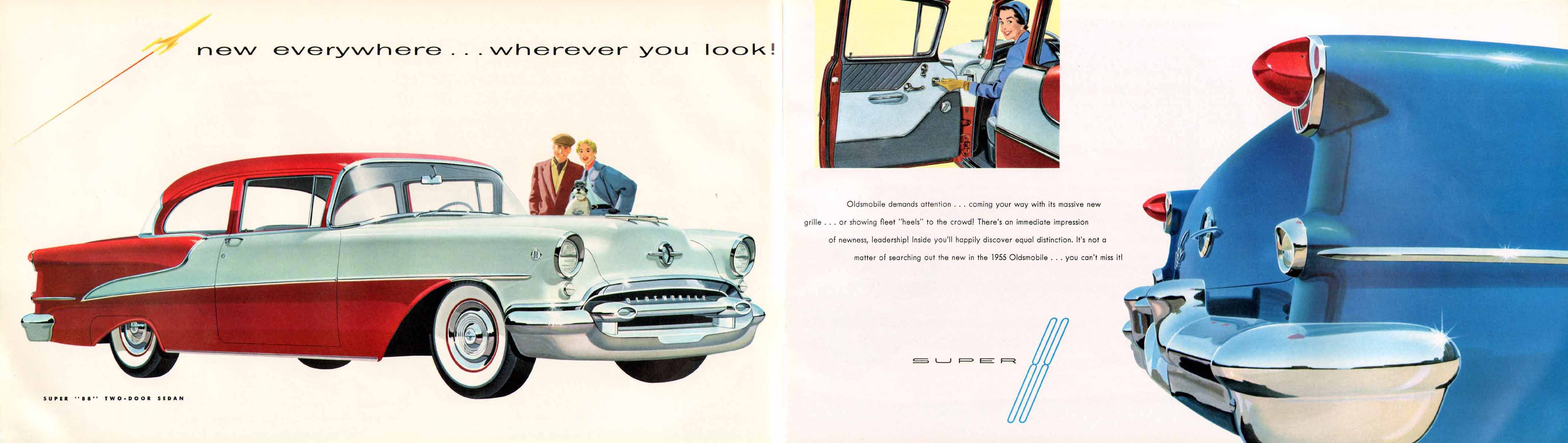 1955 Oldsmobile Motor Cars Brochure Page 9